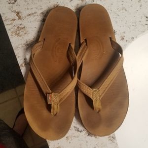 Worn 3x- Rainbow Sandals (Medium 6.5-7.5)